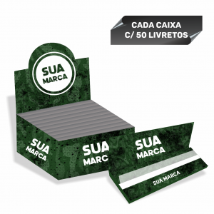 CAIXA DE SEDA KING SIZE WHITE C/ 50 LIVRETOS  Caixa de Seda King Size White c/ 50 Livretos | Ultra Fina | Goma Arábica | Livreto c/ 33 Folhas | Papel Europeu 13g/m²    