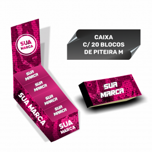 10 CAIXAS PITEIRA DE PAPEL | 200 UNIDADES  Piteira de Papel | 3,5 x 6 cm | Bloco c/ 50 piteiras | Papel Vergê 120gr    