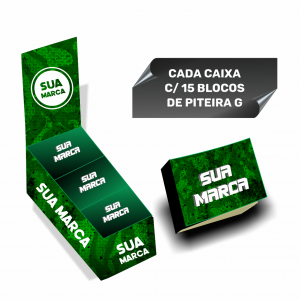 2 CAIXAS DE PITEIRA DE PAPEL | 30 PITEIRAS  Piteira de Papel | 4,5 x 6 cm | Bloco c/ 50 piteiras | Papel Vergê 120gr    
