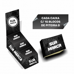 30 CAIXAS DE PITEIRA DE PAPEL | 450 PITEIRAS  Piteira de Papel | 4,5 x 6 cm | Bloco c/ 50 piteiras | Papel Vergê 120gr    
