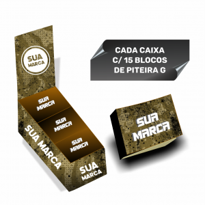 50 CAIXAS DE PITEIRA DE PAPEL | 750 PITEIRAS  Piteira de Papel | 4,5 x 6 cm | Bloco c/ 50 piteiras | Papel Vergê 120gr    