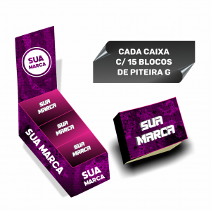 60 CAIXAS DE PITEIRA DE PAPEL | 900 PITEIRAS  Piteira de Papel | 4,5 x 6 cm | Bloco c/ 50 piteiras | Papel Vergê 120gr    