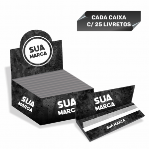 CAIXA DE SEDA KING SIZE WHITE C/ 25 LIVRETOS  Caixa de Seda King Size White c/ 25 Livretos | Ultra Fina | Goma Arábica | Livreto c/ 33 folhas | Papel Europeu 13g/m²    